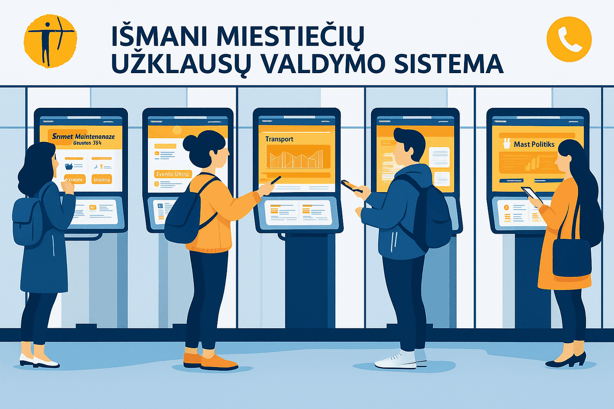 Išmani miestiečių užklausų valdymo sistema